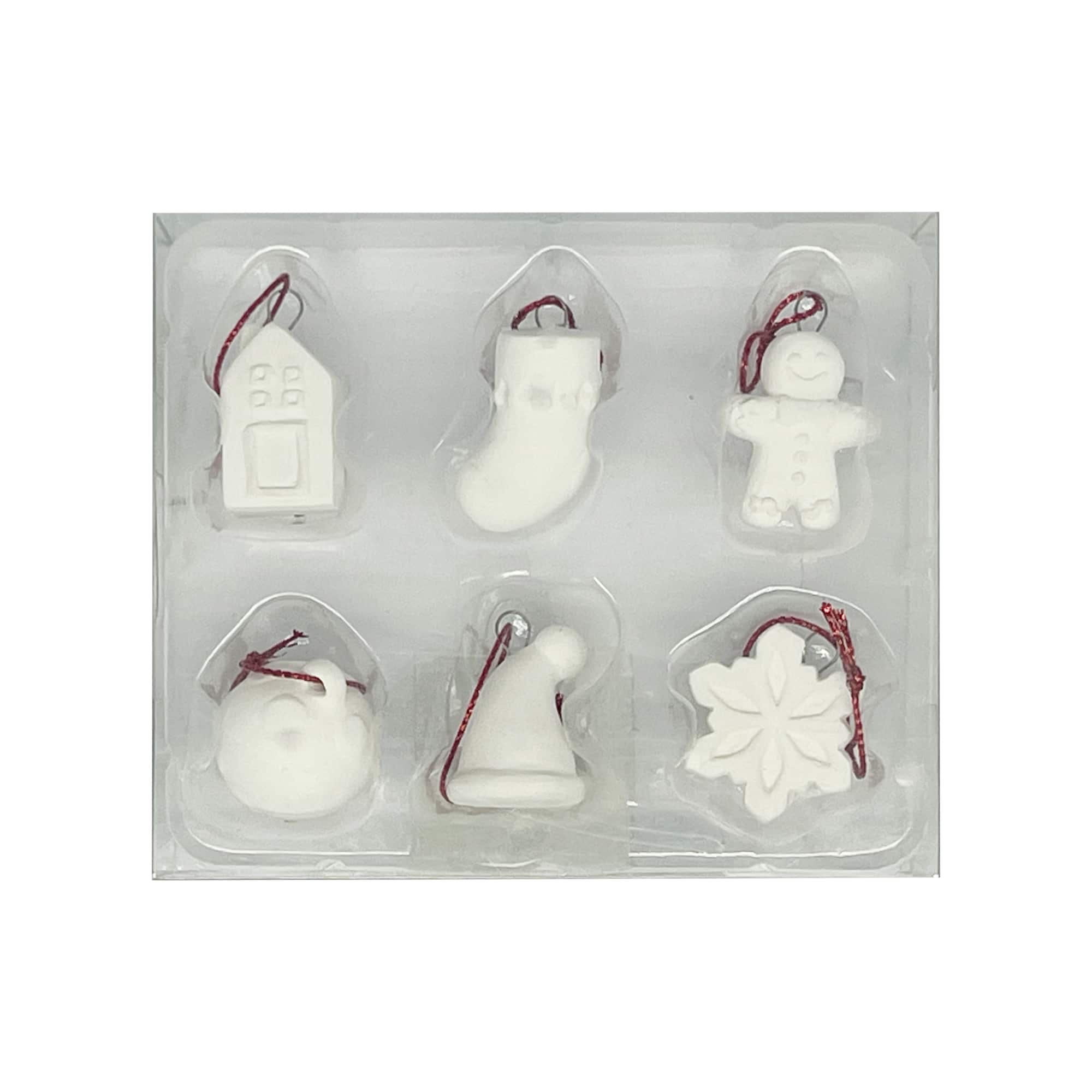 Mini DIY Ceramic Holiday Icon Ornament Set by Make Market®